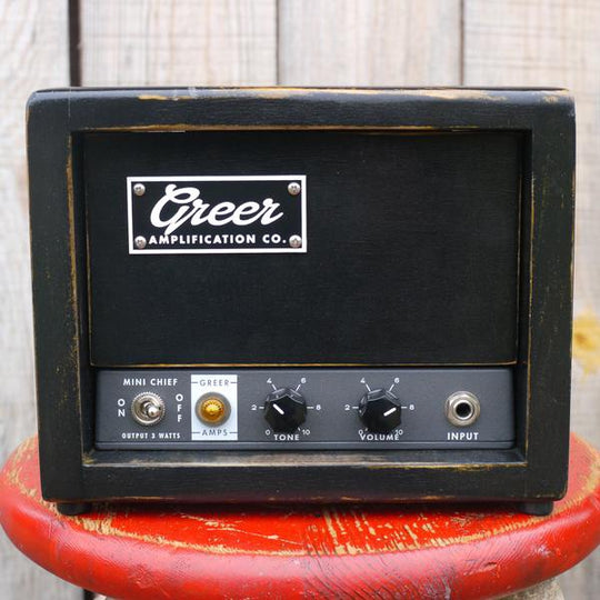 Greer Amps Mini Chief Black/Distressed.  "Authorized Dealer"