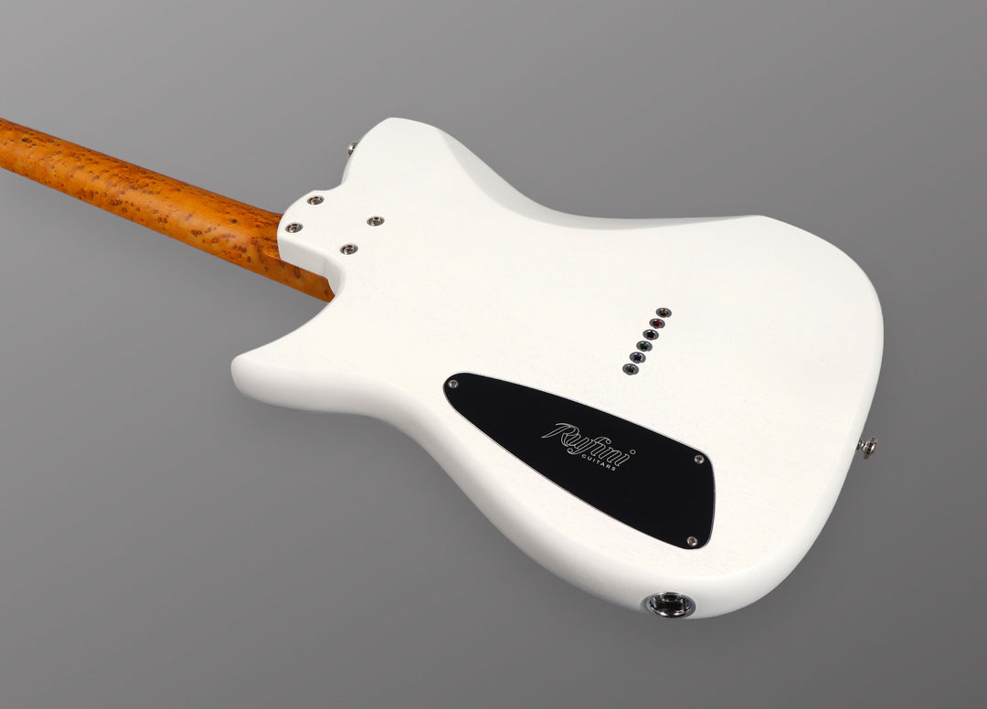 Rufini Guitars Zyco - Bianco Neve (aka Snow White) - Birdseye Maple. NEW. (Authorized Dealer)