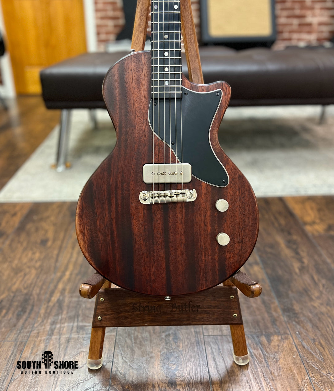 Wide Sky Guitars Junior 2021 - Mahogany / Natural w/ Curtis Novak P-90