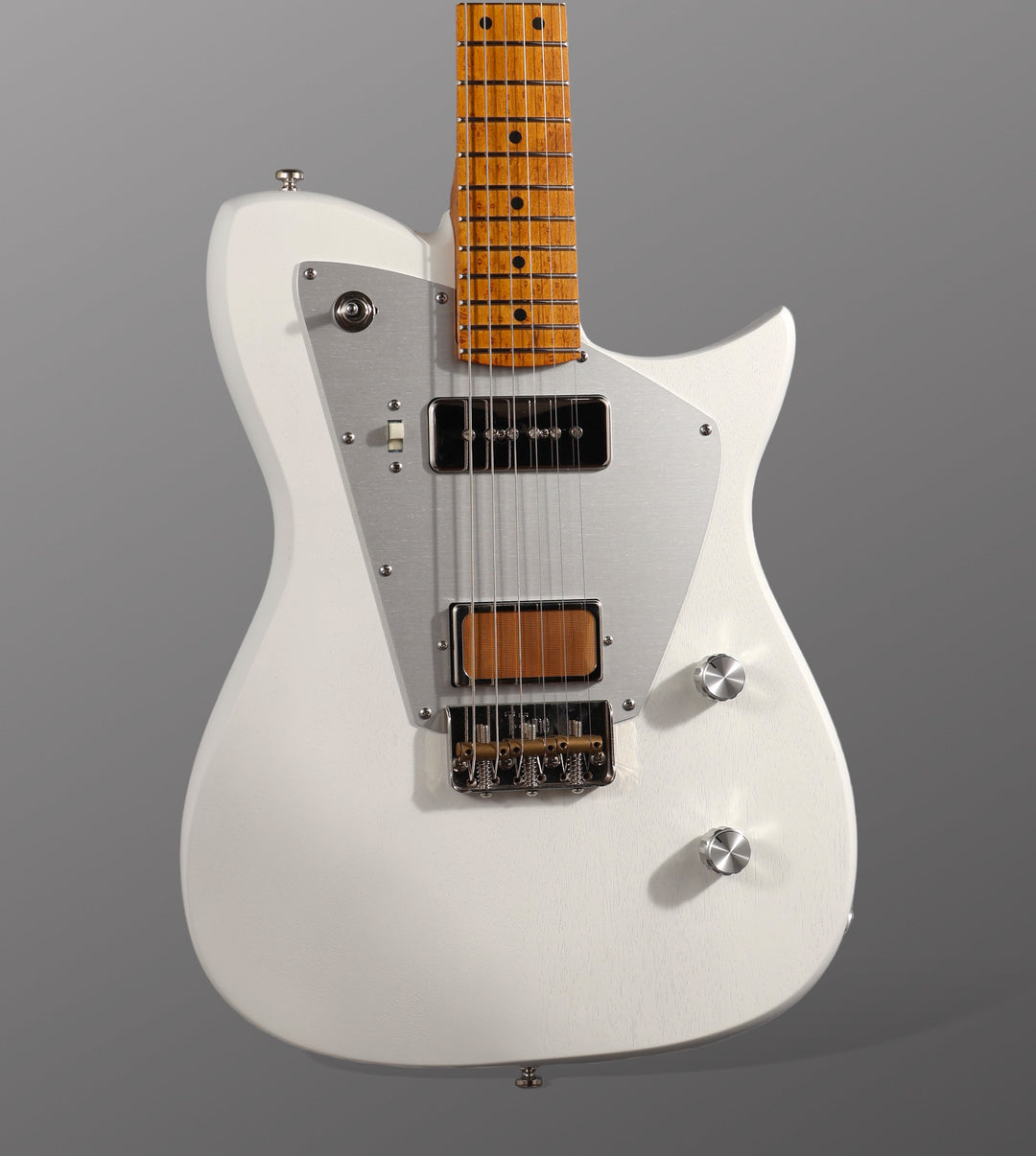 Rufini Guitars Zyco - Bianco Neve (aka Snow White) - Birdseye Maple. NEW. (Authorized Dealer)