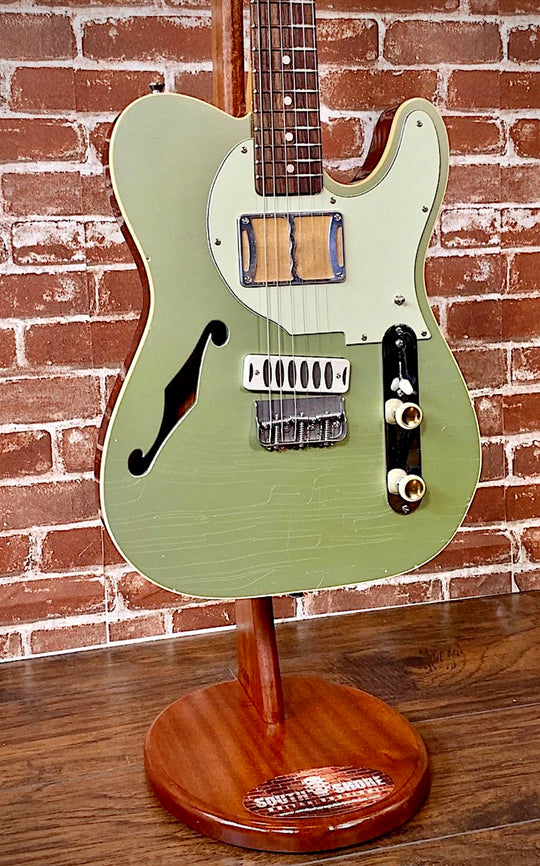Ronin Betty Thinline "Custom Build" 2020 Pinecrest Green/Natural Redwood 5lbs 9oz  Authorized Dealer