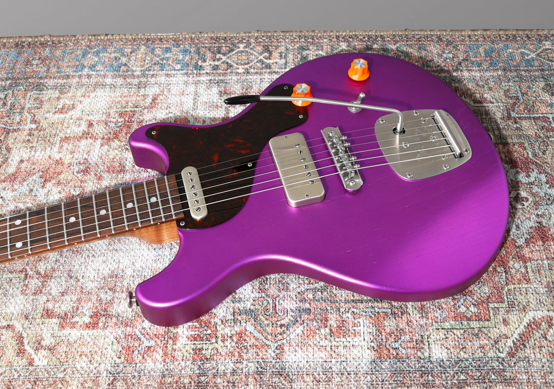 Deimel Guitar Works Doublestar RawTone Set-Neck - 2024 - Open Pore, Matt Purple Candy Metallic. NEW, (Authorized Dealer)