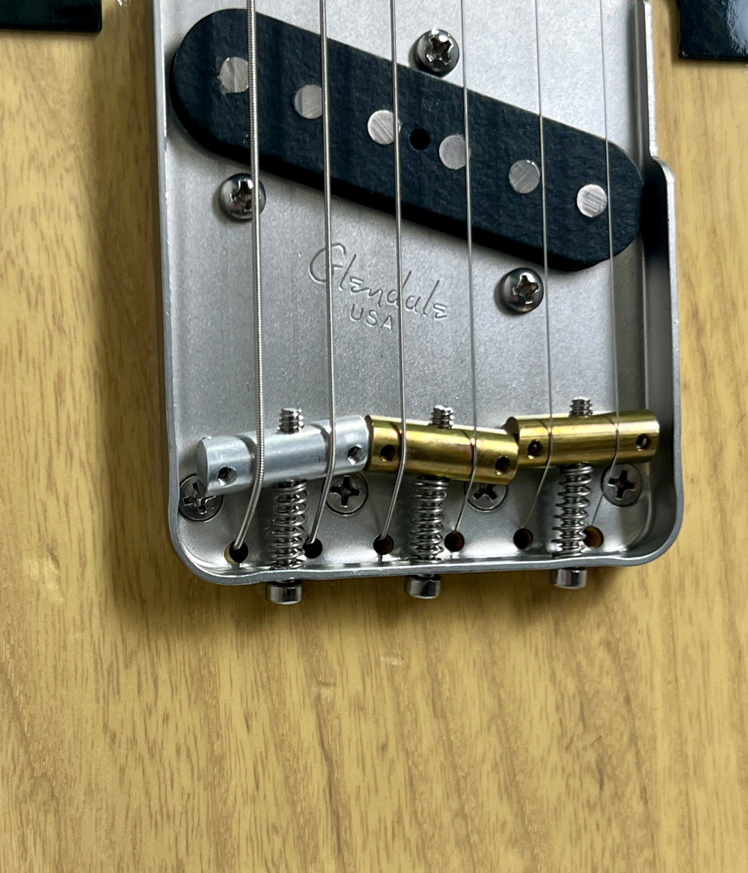 Saul Koll Blackguard Tele, Butterscotch Blonde, Circa 2001-2003. Lollar pickups / Glendale hardware.