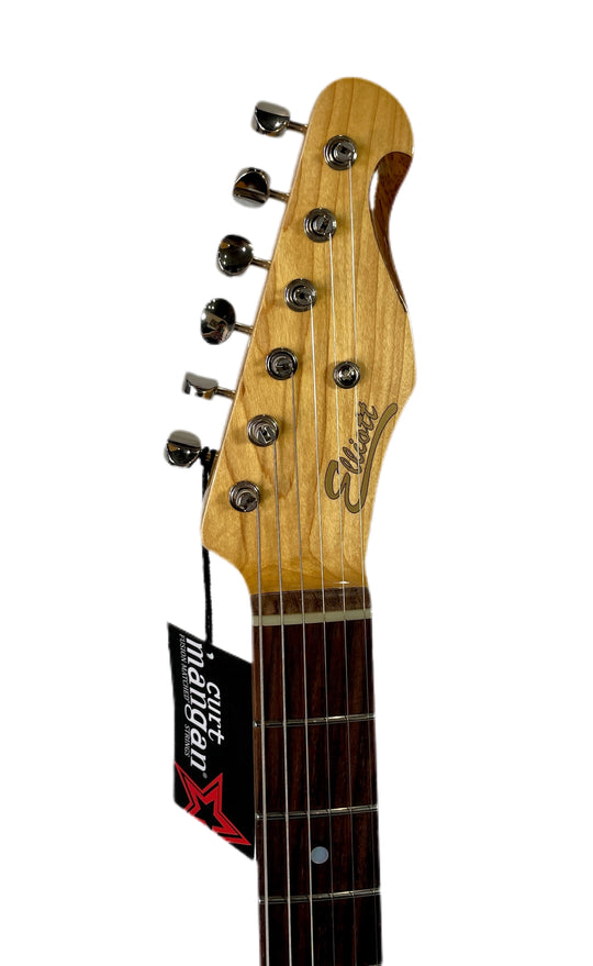 Elliott Guitars Halocaster Custom w/ E-Tron Pickups NEW *Tiny Blemish by strap button*
