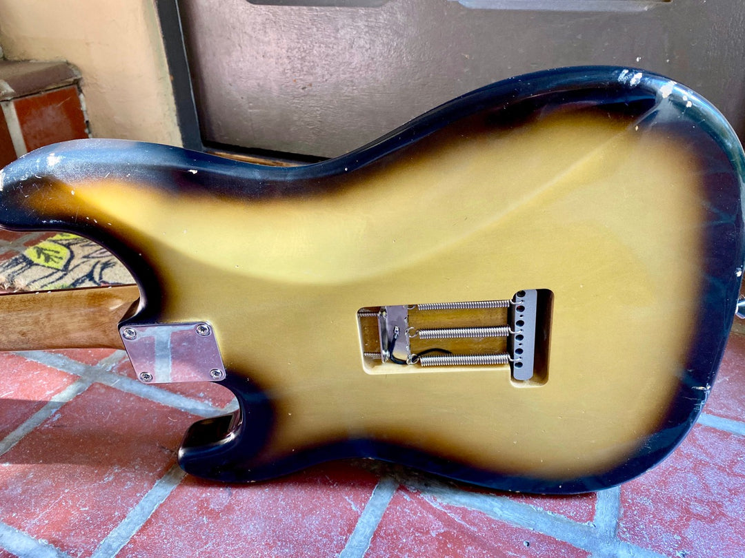 Waterslide S-Style W/ Dual Foils Aged Two-Tone Sunburst Nitro Finish (Authorized Dealer)
