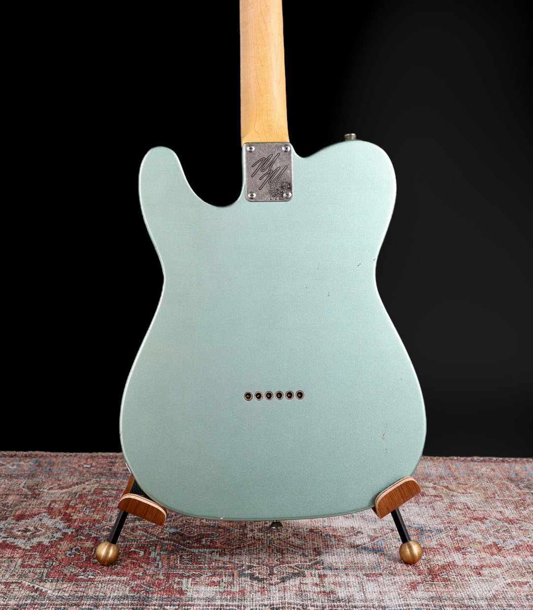 Mario Guitars T-Style 2024 - Aged Firemist Silver Relic w/ Budz / Mojotone pickups. NEW, (Authorized Dealer)