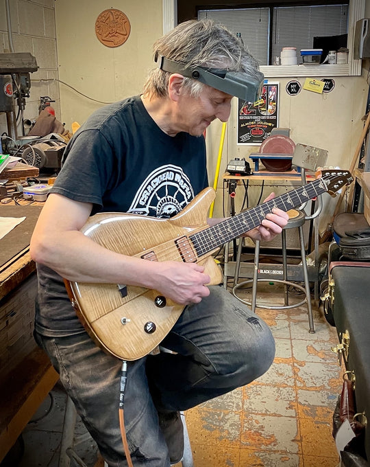 Jesselli Guitars “3-Piece Special” Flame Maple. Fully Hollow & Carved 2021 / NEW (Authorized Dealer)