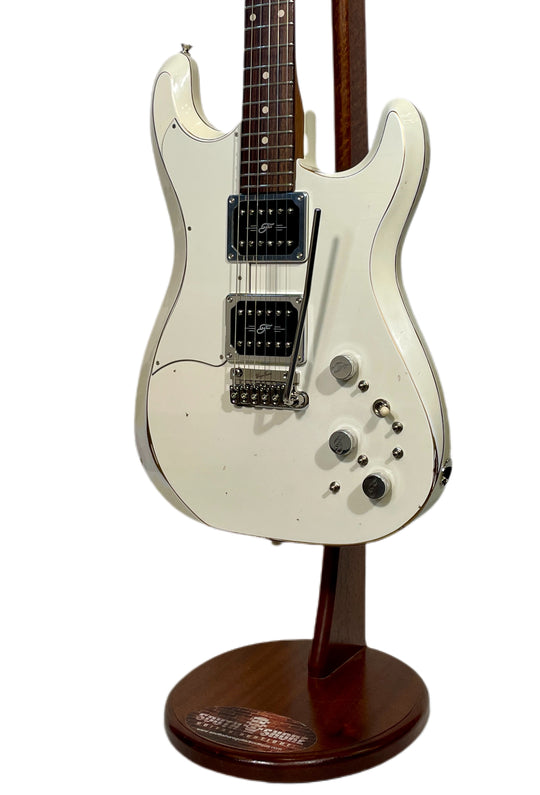 Fiam Guitars Mirari F5 2022 Aged White over Gold, by past Ronin luthier Izzy Lugo (Authorized Fiam Dealer)