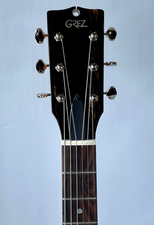 Grez Mendocino Custom 2021 Amber Burst, Novak Gold Foil Pickups NEW 5lbs 2oz (Authorized Dealer)