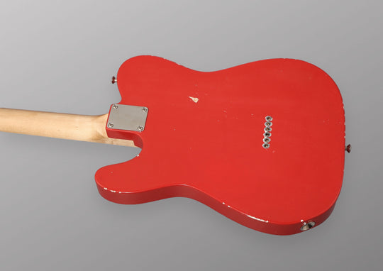 Waterslide Guitars Thinline T-Style Coodercaster - 2023 - Aged Fiesta Red. NEW (Authorized Dealer)