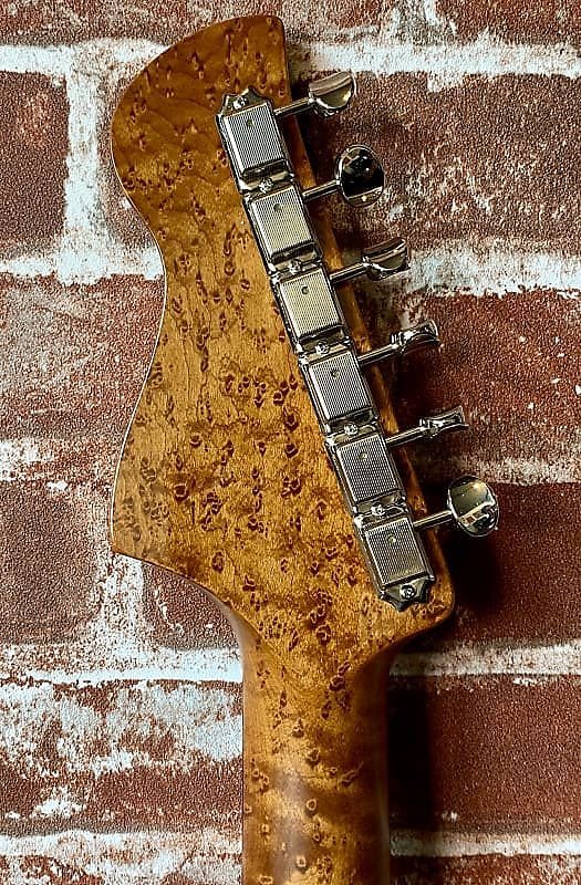 Swope GTO New/2020, White Blonde/Tort, "Knock Around Relic" Heavily figured Birdseye Maple (Authoriz