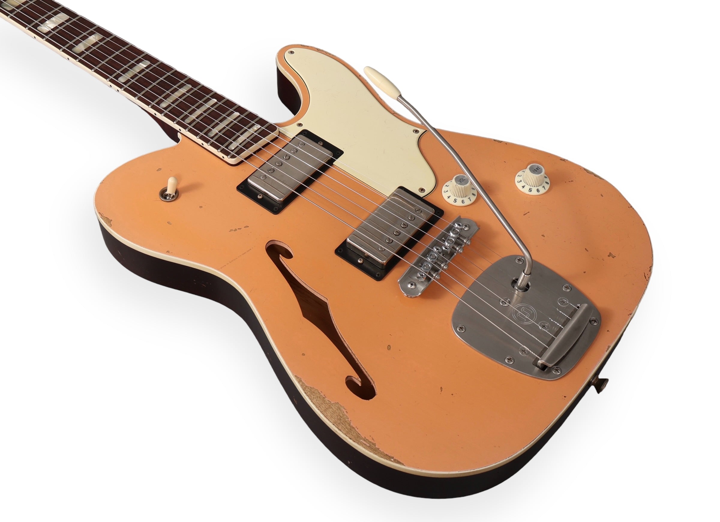 Castedosa Guitars Marianna Semi-Hollow, 2023 - Aged Oxidized Shell
