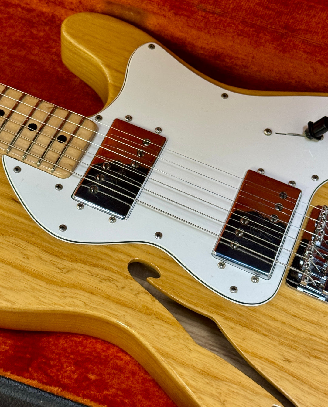 Fender Telecaster Thinline 1973 - Natural - Wide Range Humbuckers - OHSC included