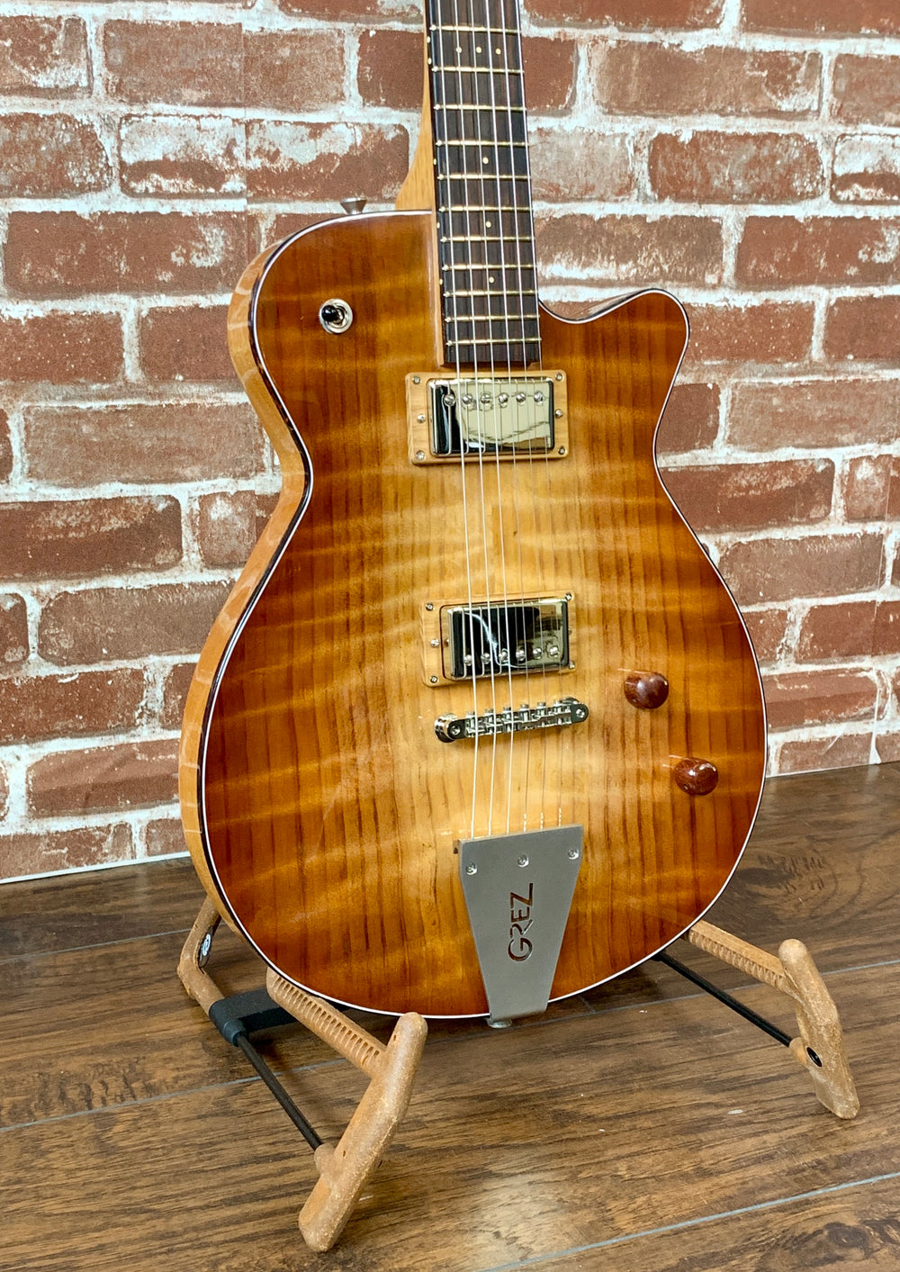 Grez Mendocino Custom, 2020 Tobacco Burst OG Redwood, Lollar Imperials 5lbs 3oz (Authorized Dealer)