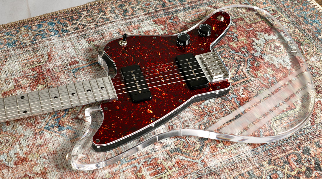 Electrical Guitar Company Series 5 Acrylic - Aluminum Neck Offset -Steve Albini Style EGC Single Coils. NEW, (Authorized Dealer)