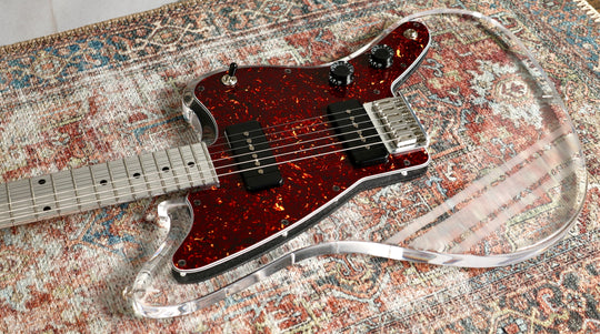 Electrical Guitar Company Series 5 Acrylic - Aluminum Neck Offset -Steve Albini Style EGC Single Coils. NEW, (Authorized Dealer)