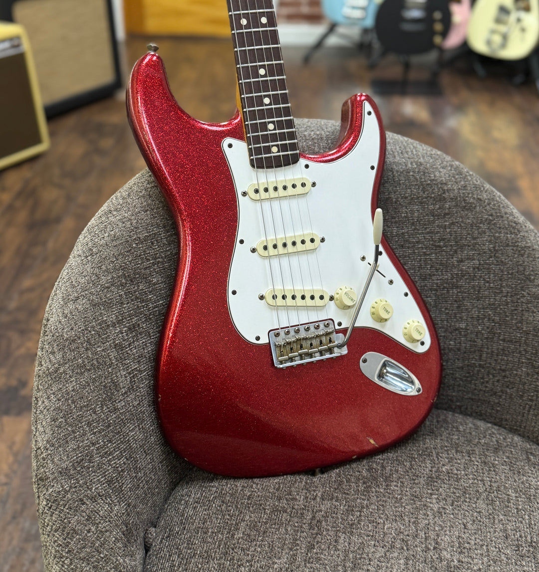 Fender Custom Shop “Not-Rod” ’60s Stratocaster - 2019 - Red Sparkle Relic. Master Built by Mark Kendrick