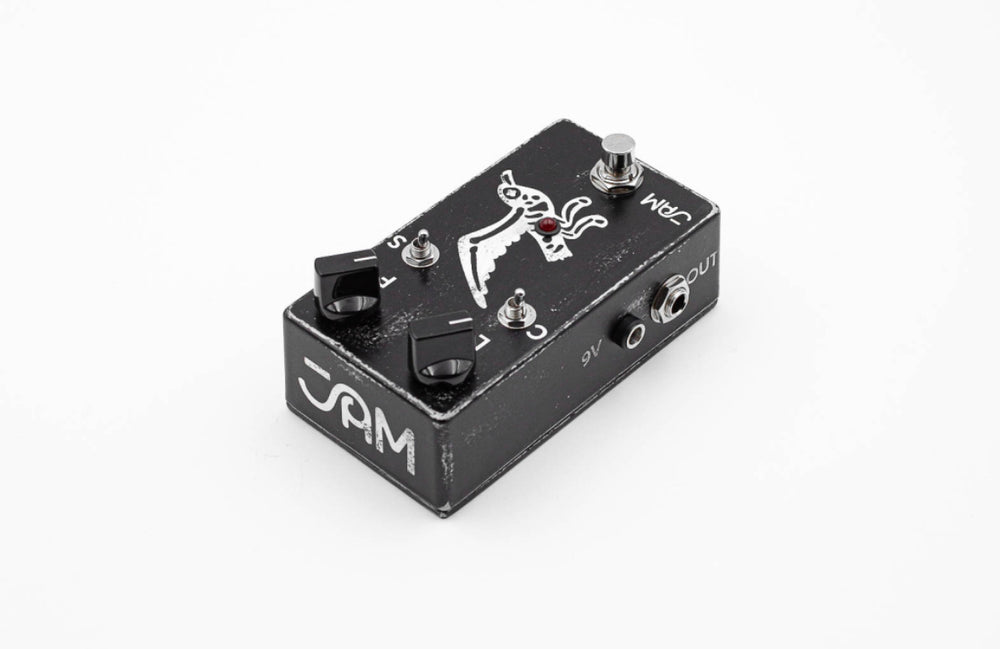 JAM Pedals “Black Desert” Seagull - Black/ Hand Painted. NEW, (Authorized Dealer)