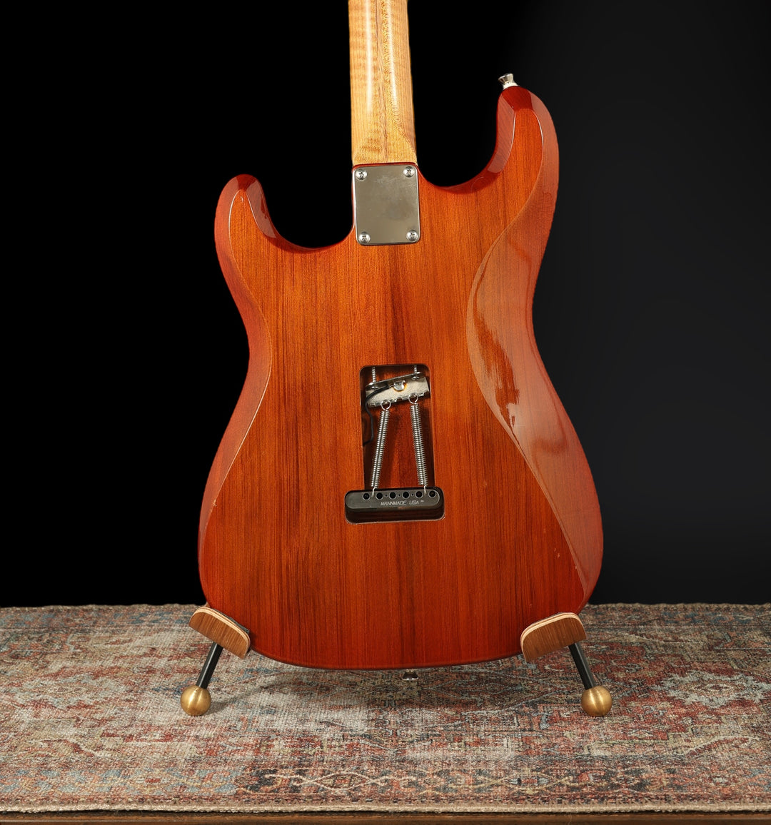Ronin Morningstar 2019 - Honey Burst w/ highly figured “Flame Maple” neck + Raw Aluminum FB Mini’s