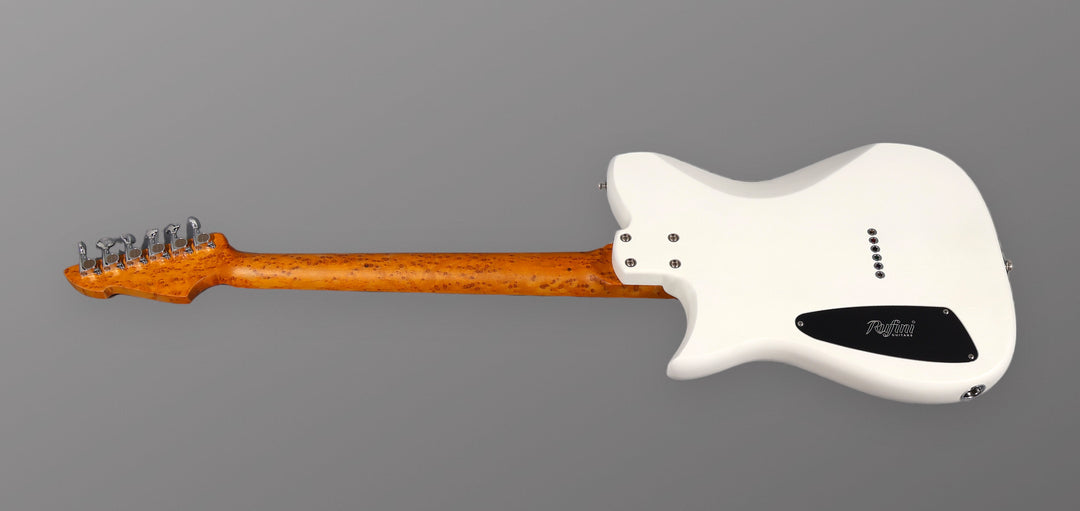 Rufini Guitars Zyco - Bianco Neve (aka Snow White) - Birdseye Maple. NEW. (Authorized Dealer)