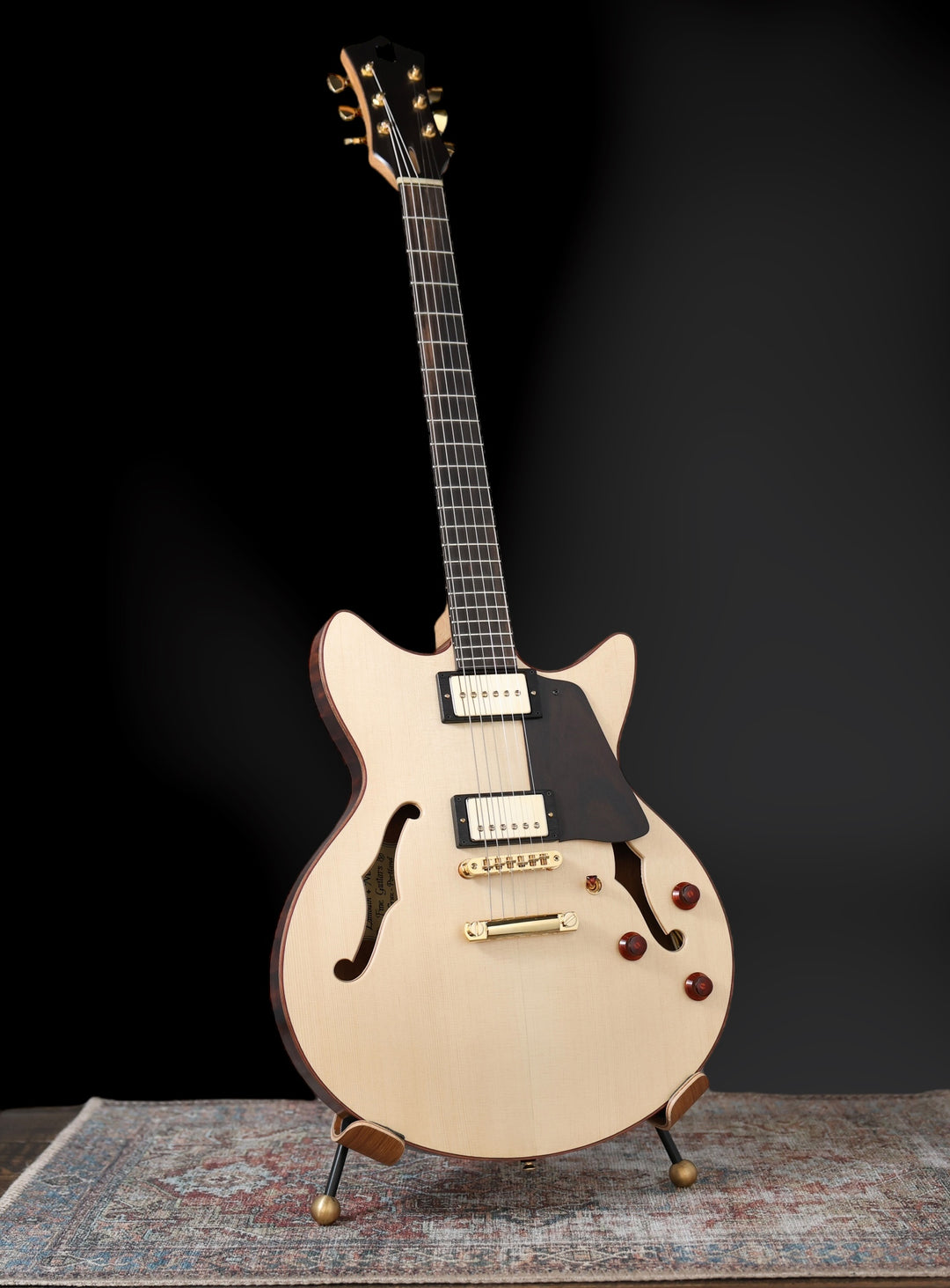 Lambdin-Morello  Coastal Semihollow Guitar 2025 - Natural / Varnish. NEW