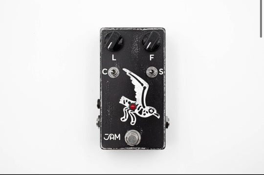 JAM Pedals “Black Desert” Seagull - Black/ Hand Painted. NEW, (Authorized Dealer)