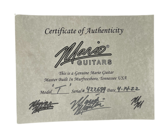 Mario T-Style 2022 Nocaster Blonde 1-Piece Body, AAAA 1/4" Sawn Neck, Bigsby Pup (Authorized Dealer)