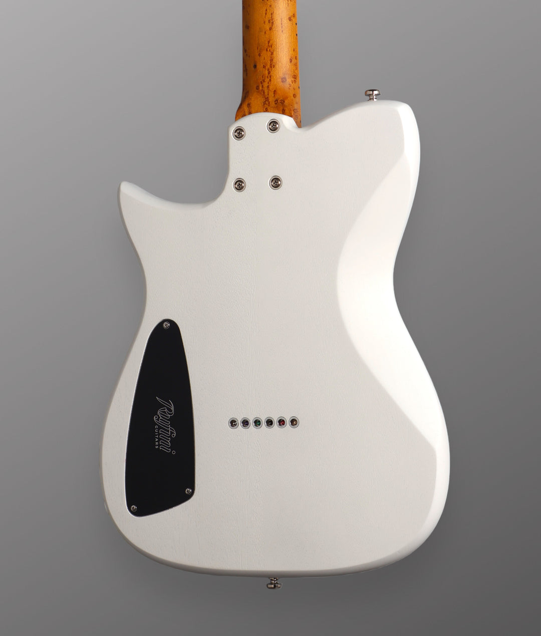 Rufini Guitars Zyco - Bianco Neve (aka Snow White) - Birdseye Maple. NEW. (Authorized Dealer)
