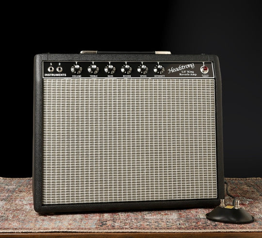 Headstrong Lil’ King Reverb - Black / Aged Silver. GA-SC64 12”
