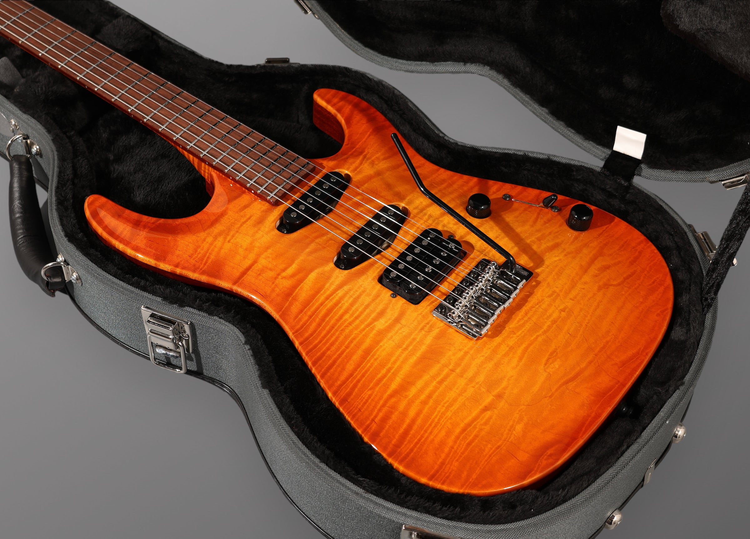 Marchione Carve-Top Solid Body - 2023 - Cherry Burst. NEW