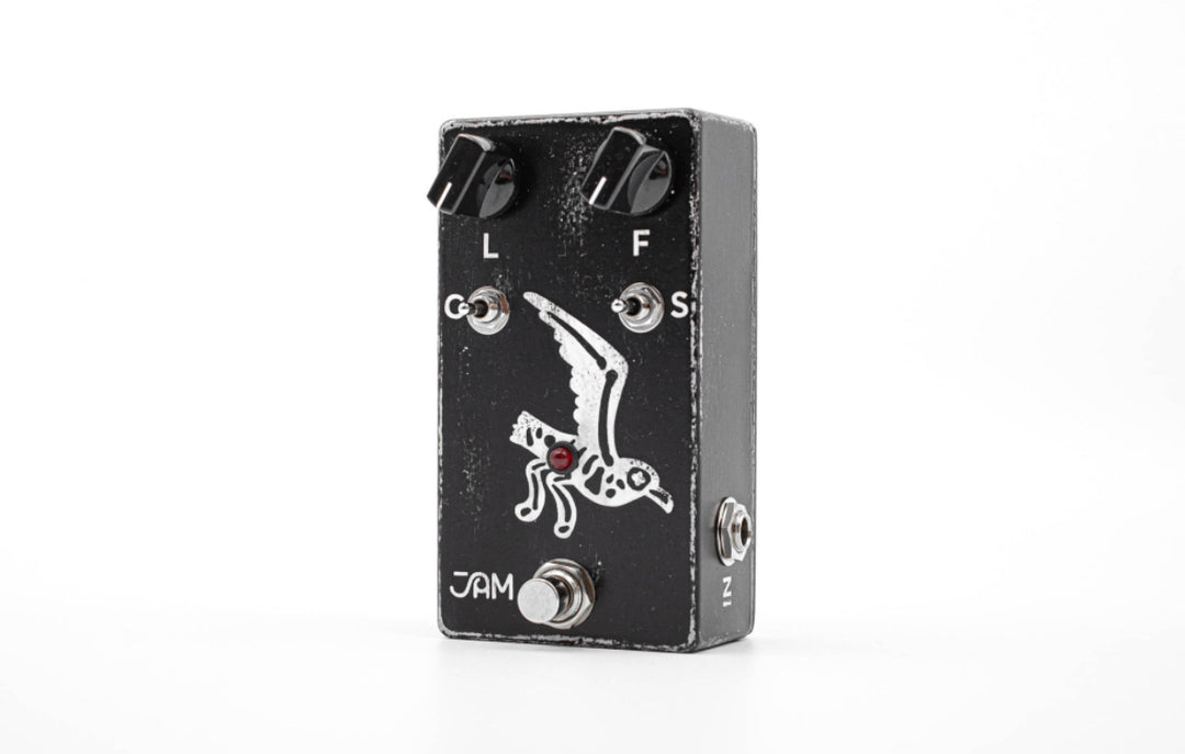 JAM Pedals “Black Desert” Seagull - Black/ Hand Painted. NEW, (Authorized Dealer)