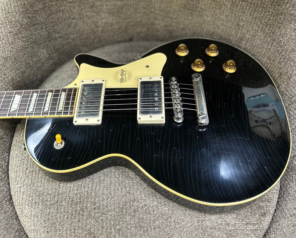 Heritage Custom Shop Core Collection H-150 Artisan Aged - Ebony. NEW (Authorized Dealer)