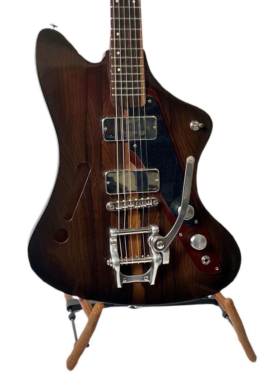 Harvester Guitars Ziricote Sinuendo 2021 Natural / Sunburst, lightly used (Authorized Dealer)