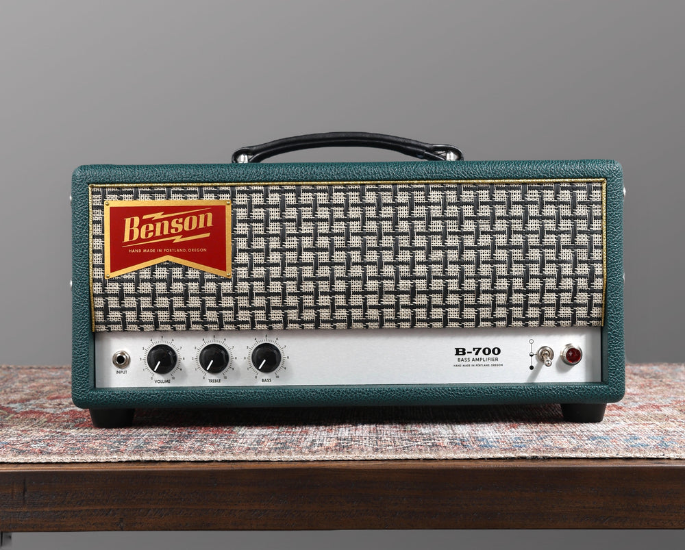 Benson Amps B-700 Bass Amp - 2024 - British Racing Green. NEW, (Authorized Dealer)