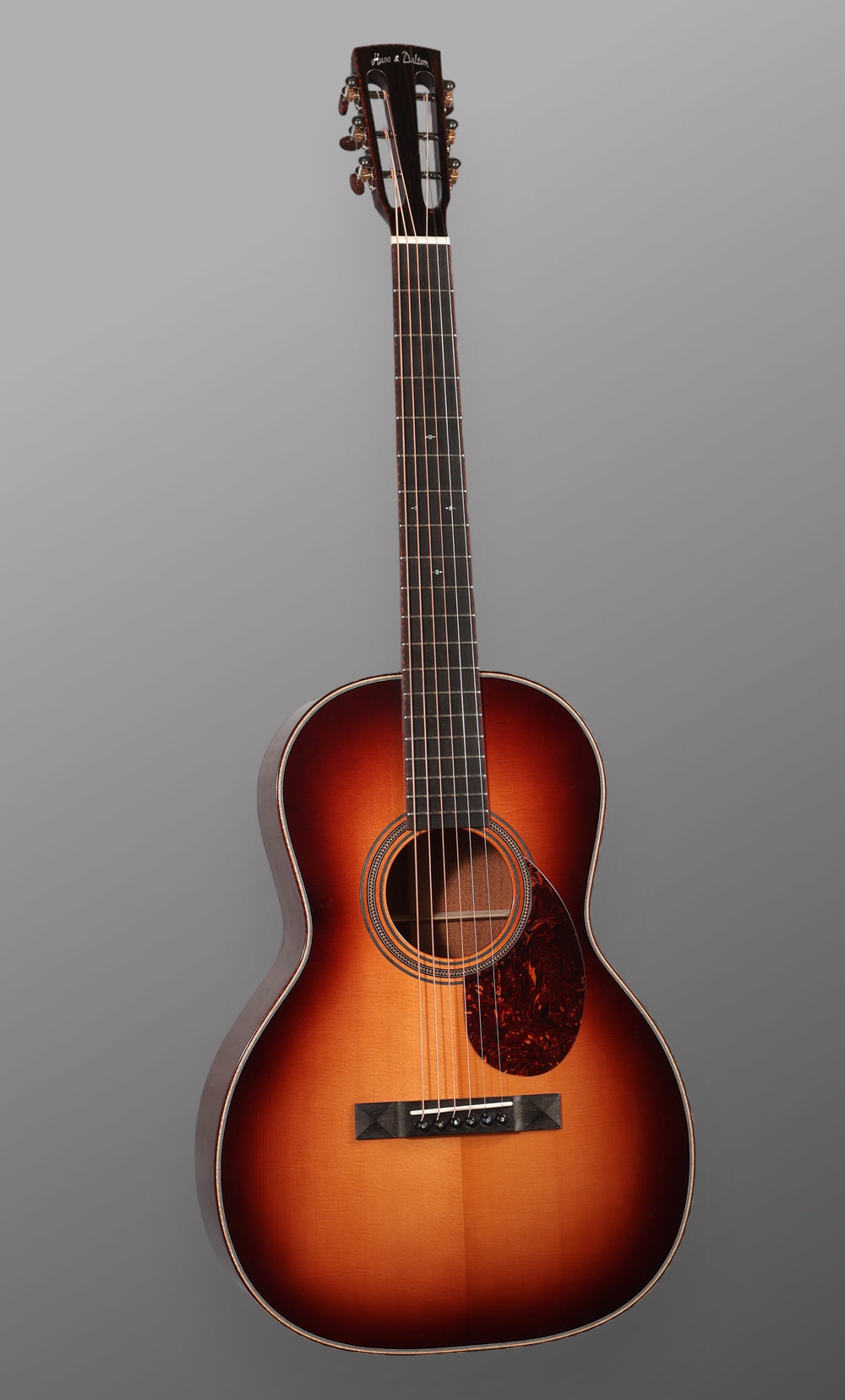 Huss and Dalton 00-SP Custom 2023 - Sunburst. Sinker Mahogany &  Red Spruce. Snakewood Binding. NEW (Authorized Dealer)