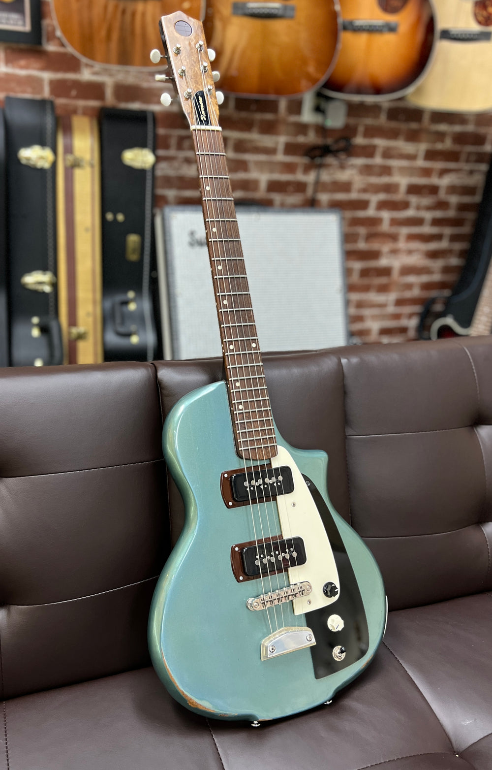 Harvester Guitars Lupine Short Scale - 2020 - Aged Pelham Blue W/ HSC by Harvester