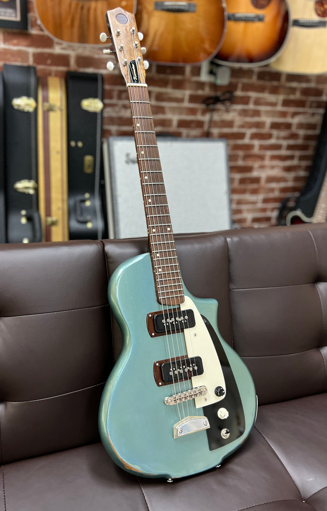 Harvester Guitars Lupine Short Scale - 2020 - Aged Pelham Blue W/ HSC by Harvester