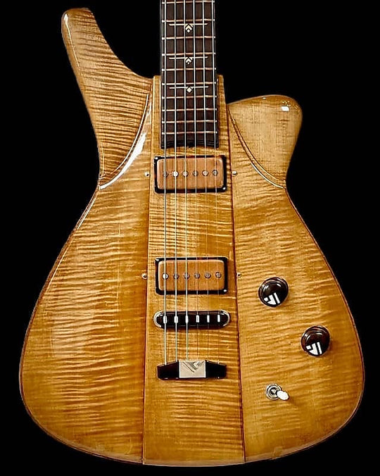 Jesselli Guitars “3-Piece Special” Flame Maple. Fully Hollow & Carved 2021 / NEW (Authorized Dealer)