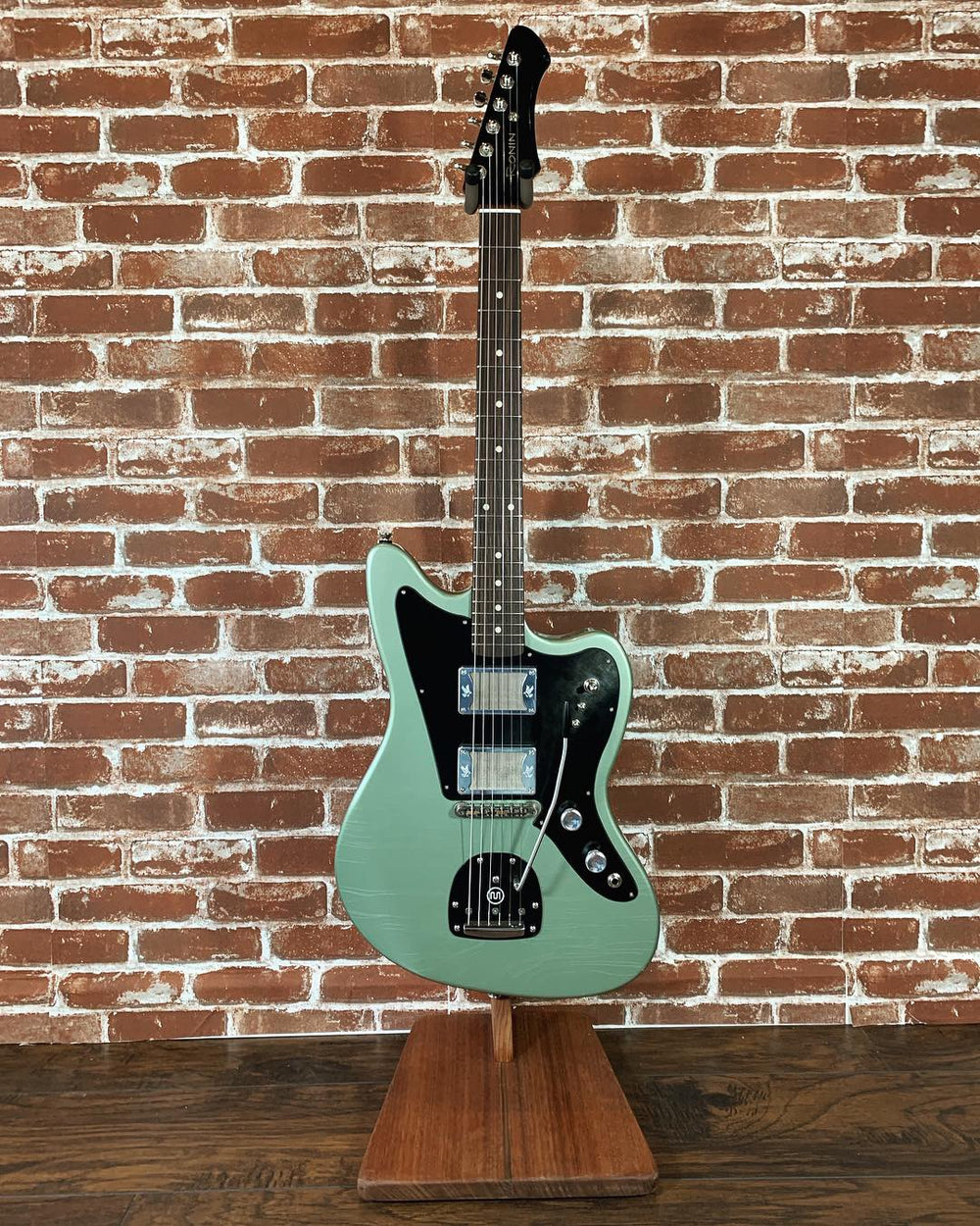 Ronin Coyote 2019 Aged Pinecrest Green Metallic Black Mastery Vibrato and Stormcrow Foil-Buckers
