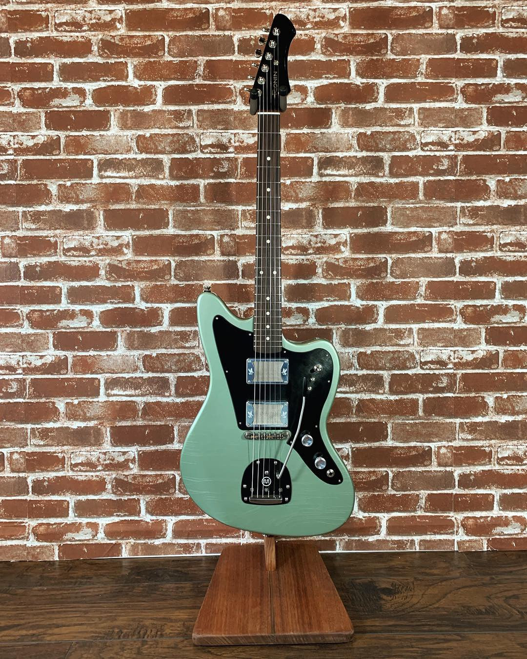 Ronin Coyote 2019 Aged Pinecrest Green Metallic Black Mastery Vibrato and Stormcrow Foil-Buckers
