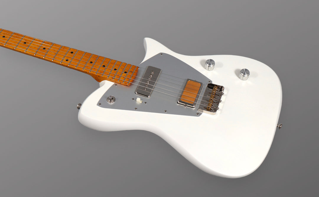 Rufini Guitars Zyco - Bianco Neve (aka Snow White) - Birdseye Maple. NEW. (Authorized Dealer)