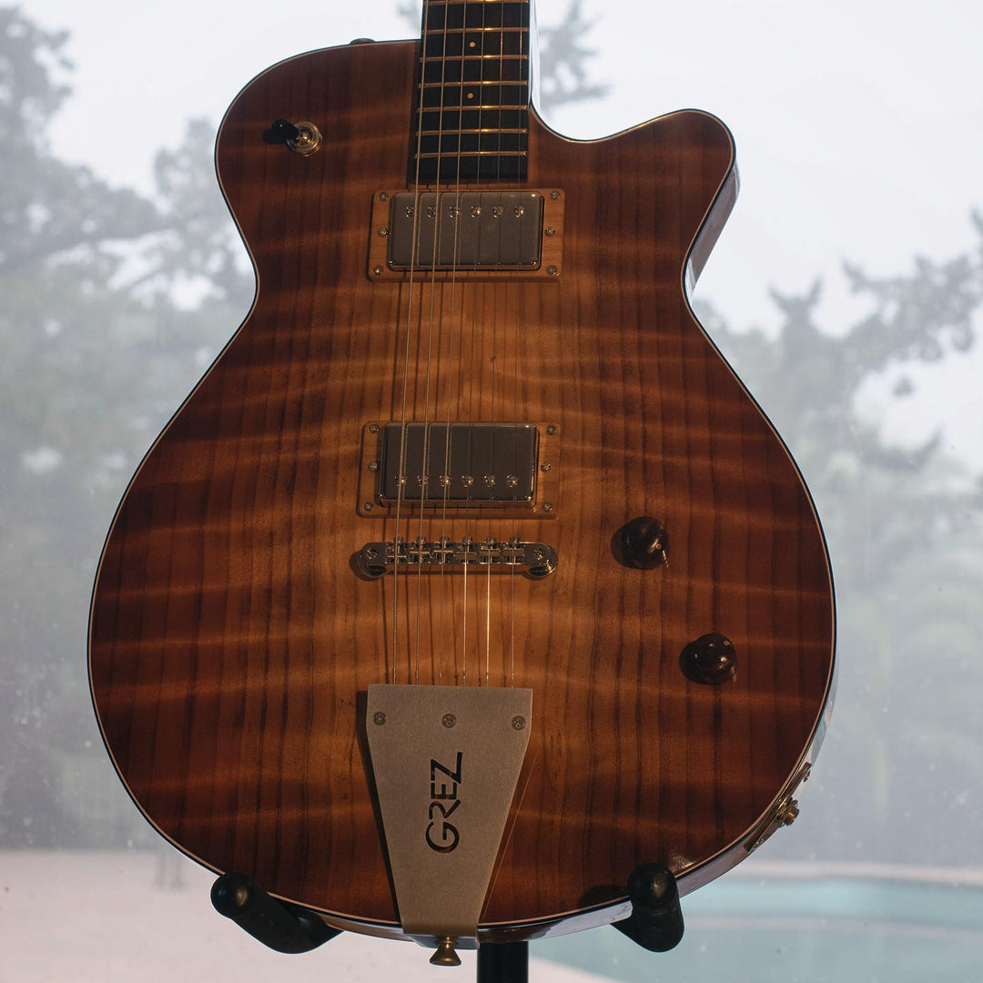Grez Mendocino Custom, 2020 Tobacco Burst OG Redwood, Lollar Imperials 5lbs 3oz (Authorized Dealer)