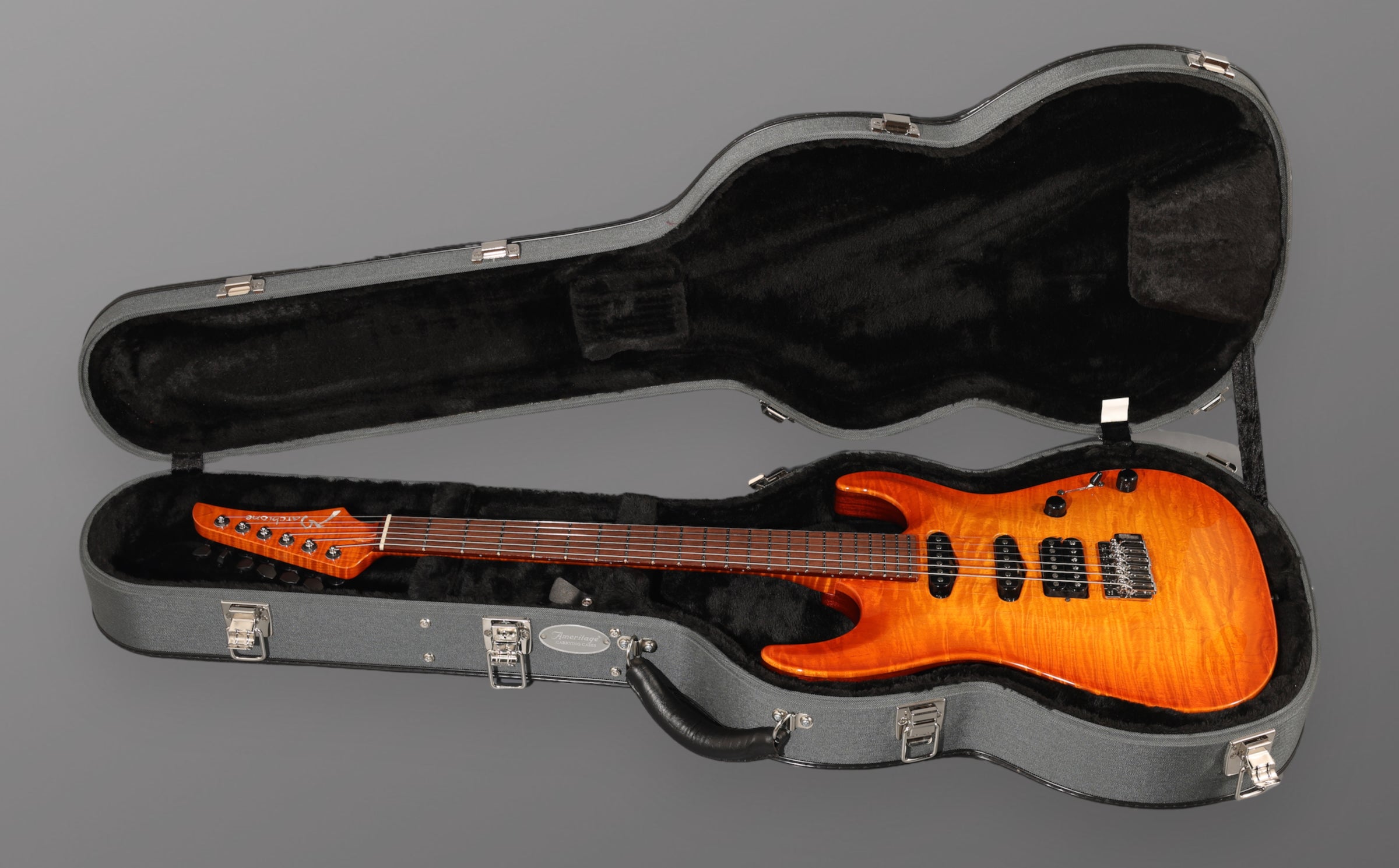 Marchione Carve-Top Solid Body - 2023 - Cherry Burst. NEW