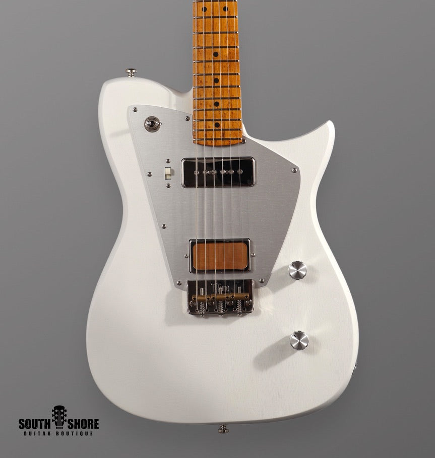 Rufini Guitars Zyco - Bianco Neve (aka Snow White) - Birdseye Maple. NEW. (Authorized Dealer)