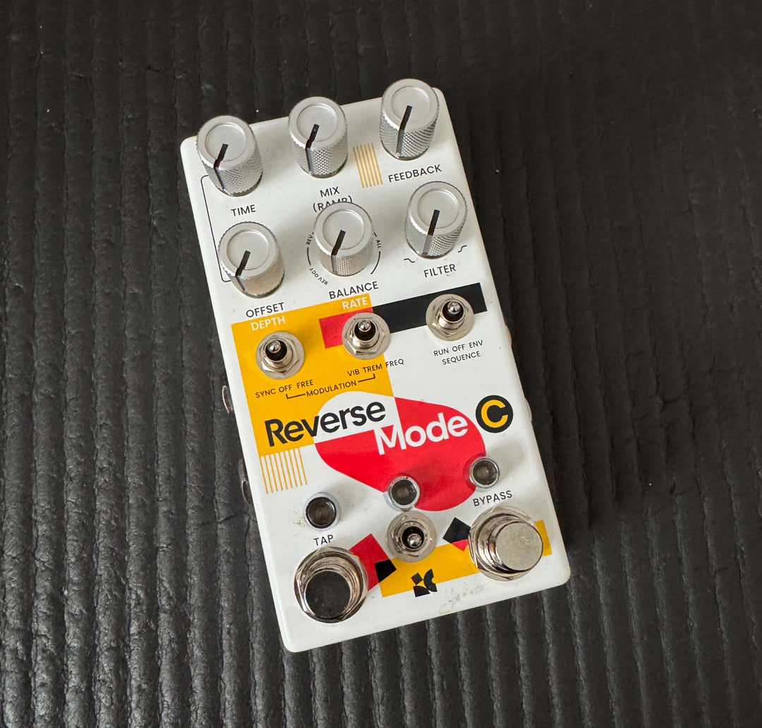Chase Bliss Audio Reverse Mode C 2024 - White / Graphics