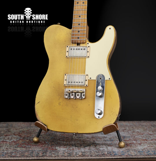 Nacho Banos 1949 Prototype, Chambered Hollow Body w/ “PAF” Style Pickups 2019 - Aged Gold. Collector Owned. 5lbs 15oz by Nacho Banos