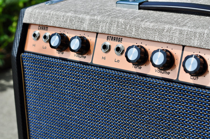 Wang Quasar Combo Amp 2019 Fawn/Black W/ Navy Blue Grill Cloth 1 
