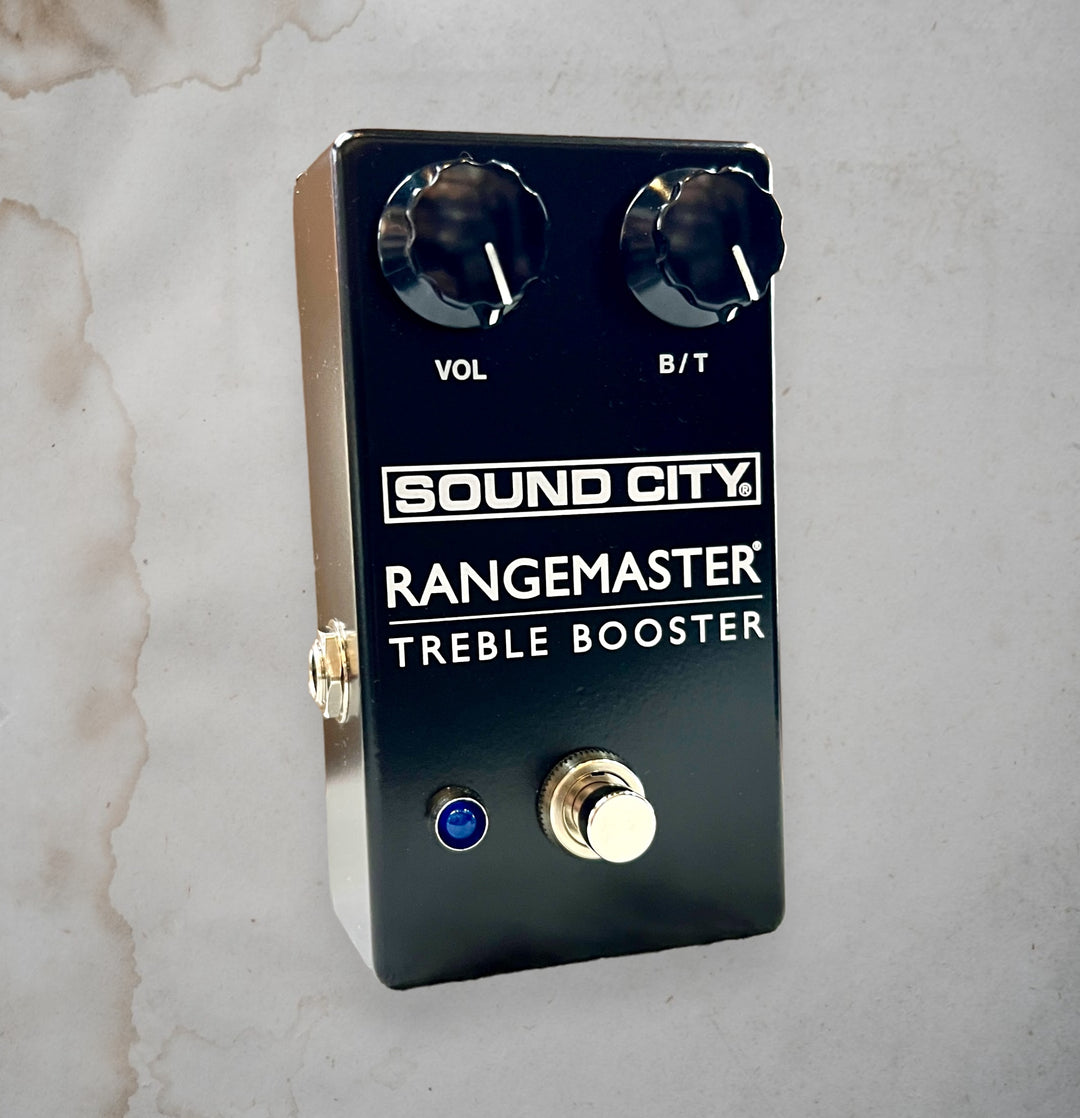 Treble Enhancer Audio Sound City Rangemaster Treble Booster 2024 - Black. Limited 100 Piece ...