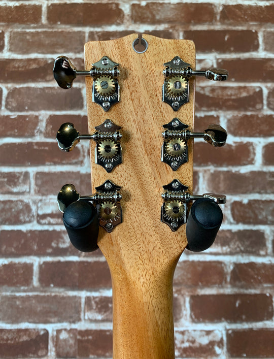 Grez Guitars Mendocino Custom, 2020, Natural Burl Redwood Top, Lollar HB's (Authorized Dealer)