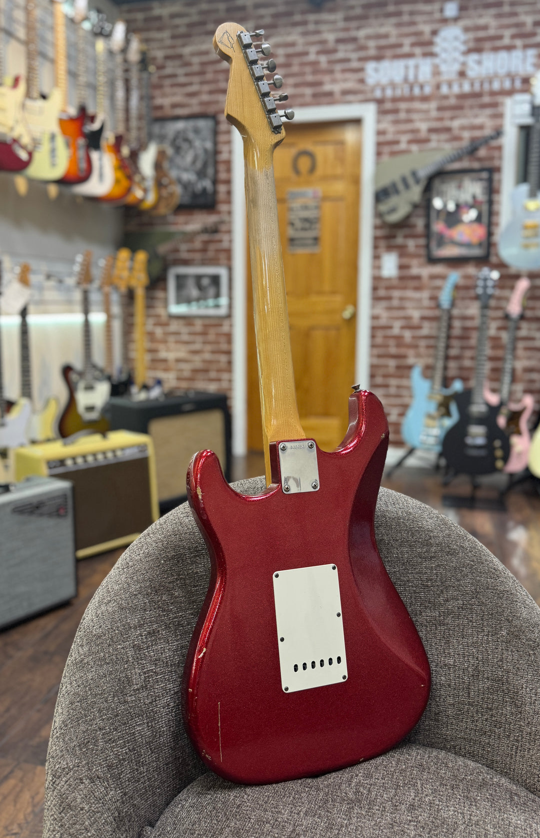 Fender Custom Shop “Not-Rod” ’60s Stratocaster - 2019 - Red Sparkle Relic. Master Built by Mark Kendrick